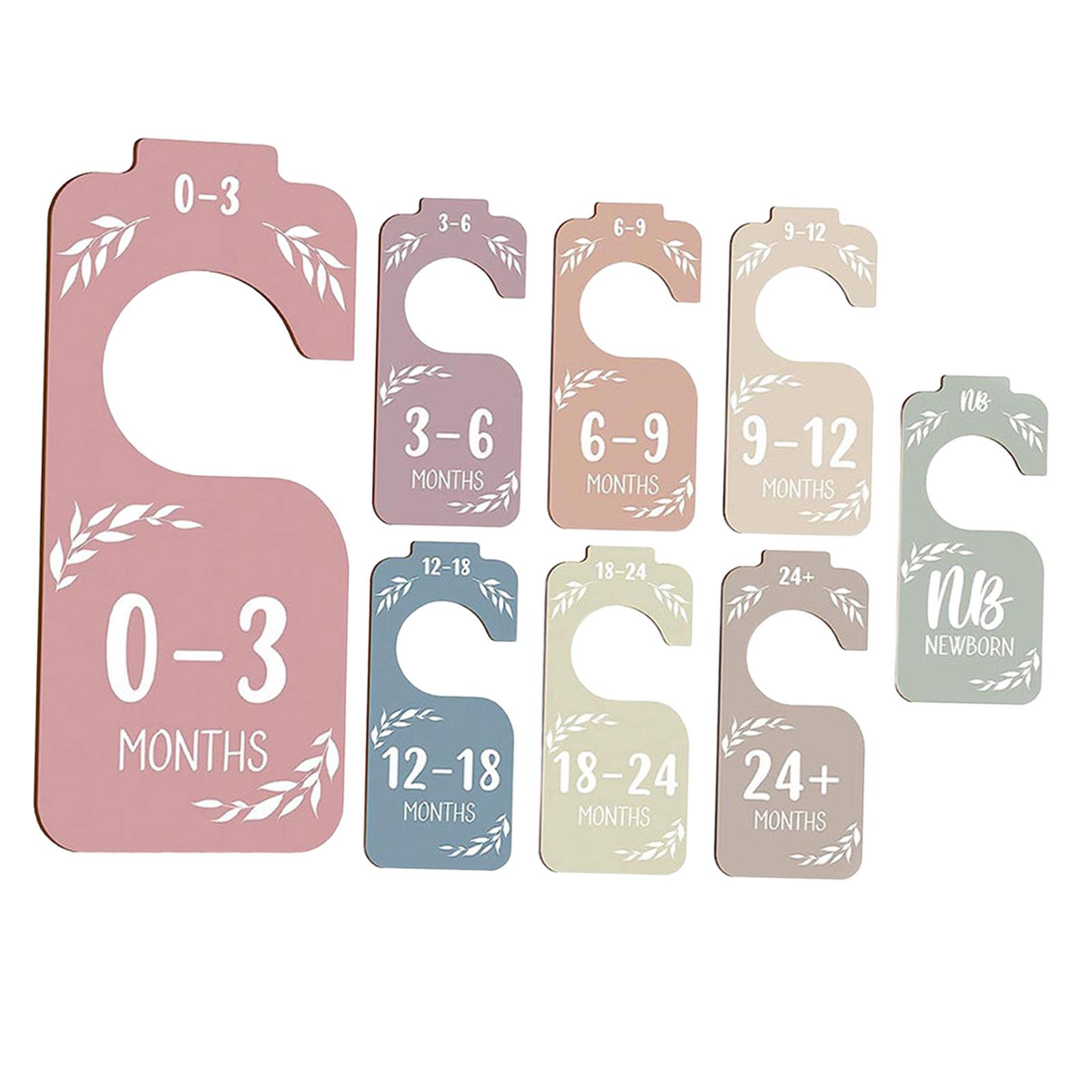 Baby Clothing Rack Gift - 8 Buah Pembagi Ukuran Lemari Bayi