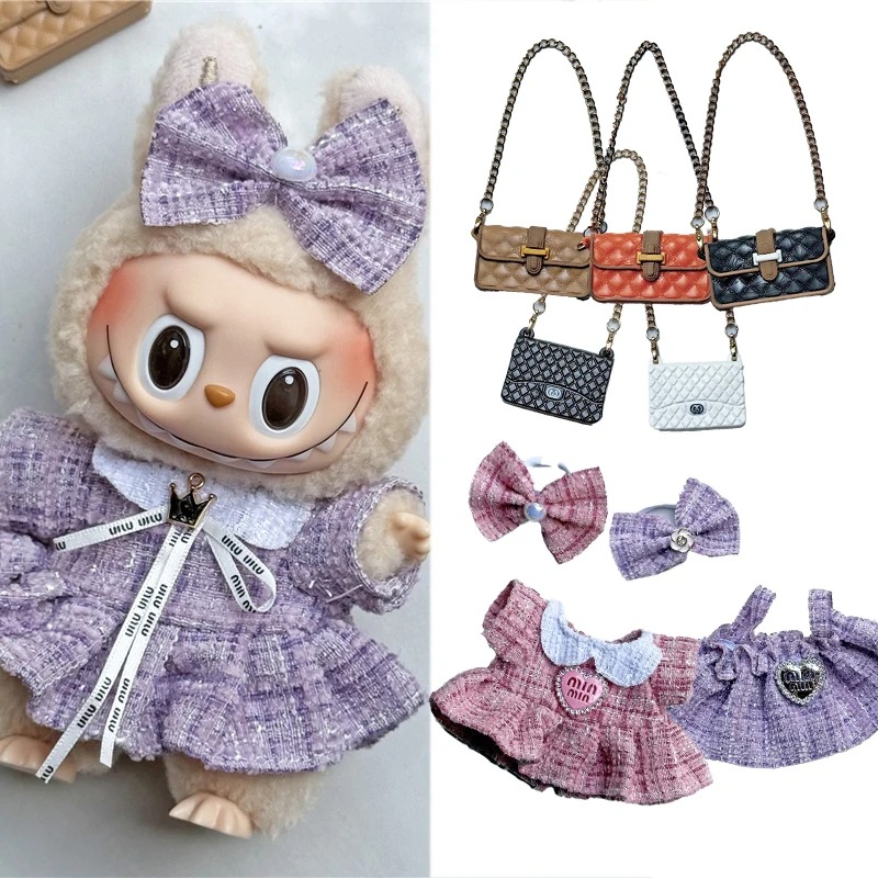 Baby Clothing Us - 15 17cm Untuk Boneka Labubu Gaun