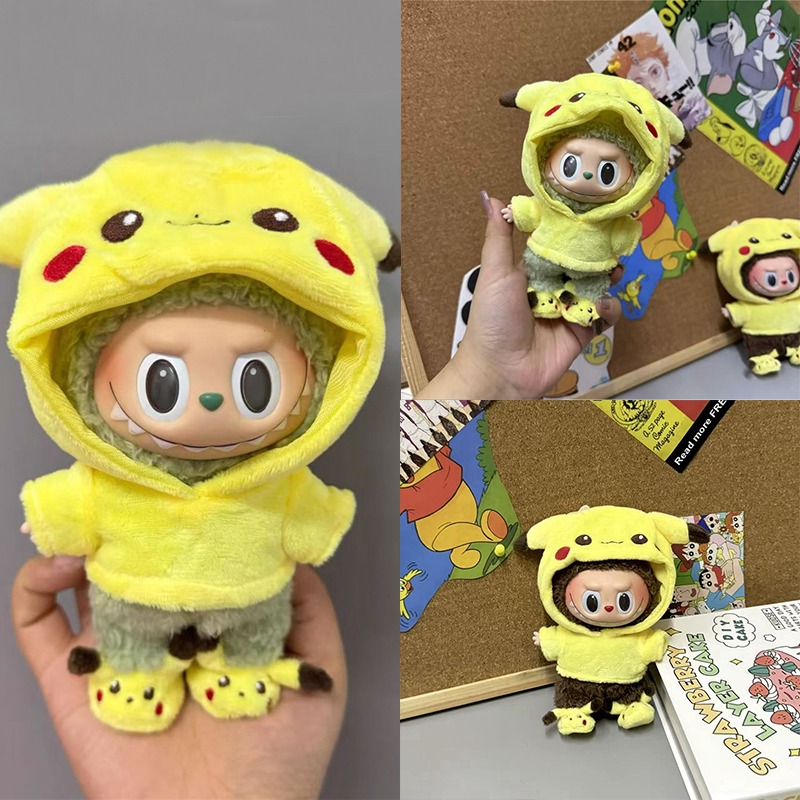 Baby Clothing Us - 15 17cm Untuk Boneka Labubu Kartun