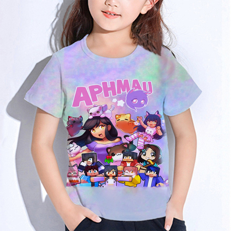 Baby Clothing Deals - Aphmau kaus kucing anak laki-laki perempuan,