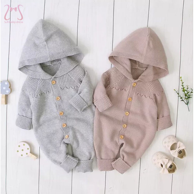 Baby Clothing H&M - Baju kodok rajut bayi, Jumpsuit mode