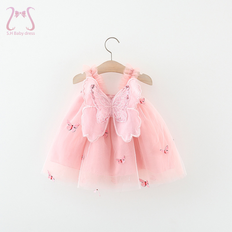 Baby Clothing H&M - Gaun pesta ulang tahun bayi perempuan,