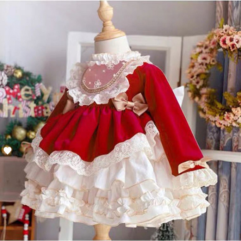 Baby Clothing Easter - Gaun Pesta Bayi Perempuan Gaun Kerut