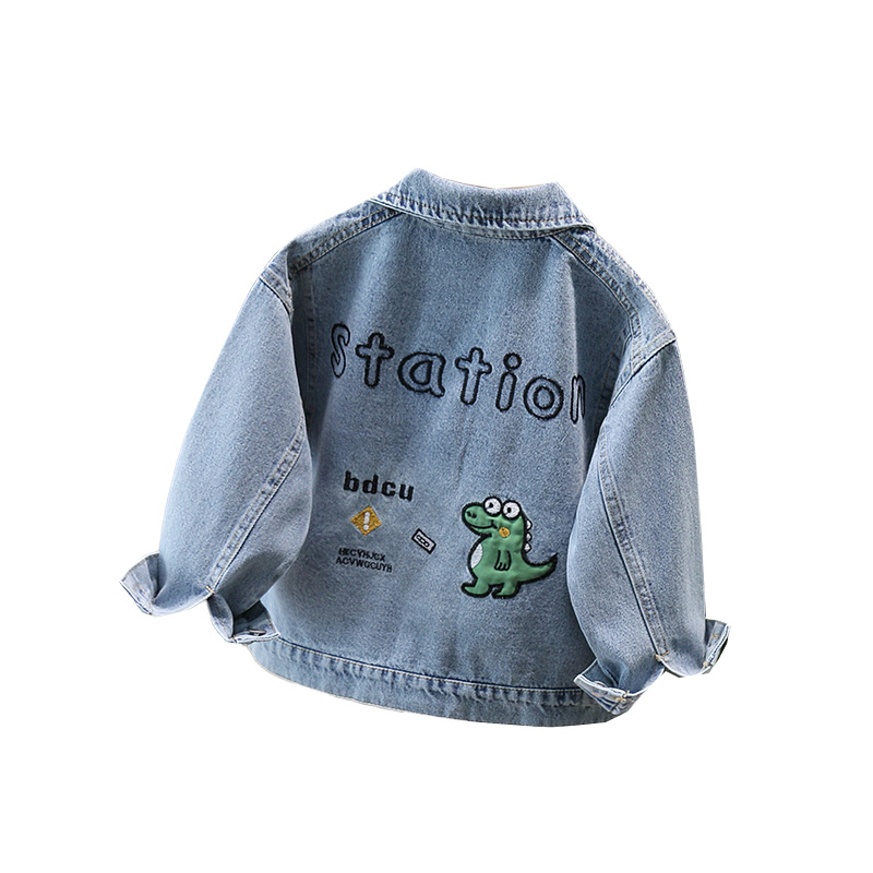 Baby Clothing Us - Jaket Denim Anak Bayi Gaya Lucu