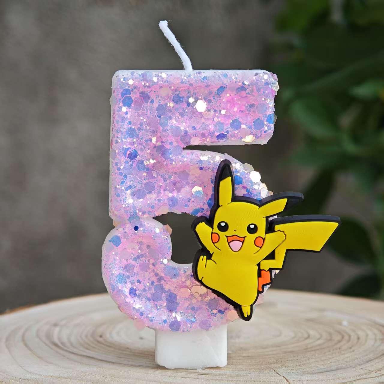 Baby Clothing Easter - Lilin Pokémon Pikachu Nomor 0-9 Tema