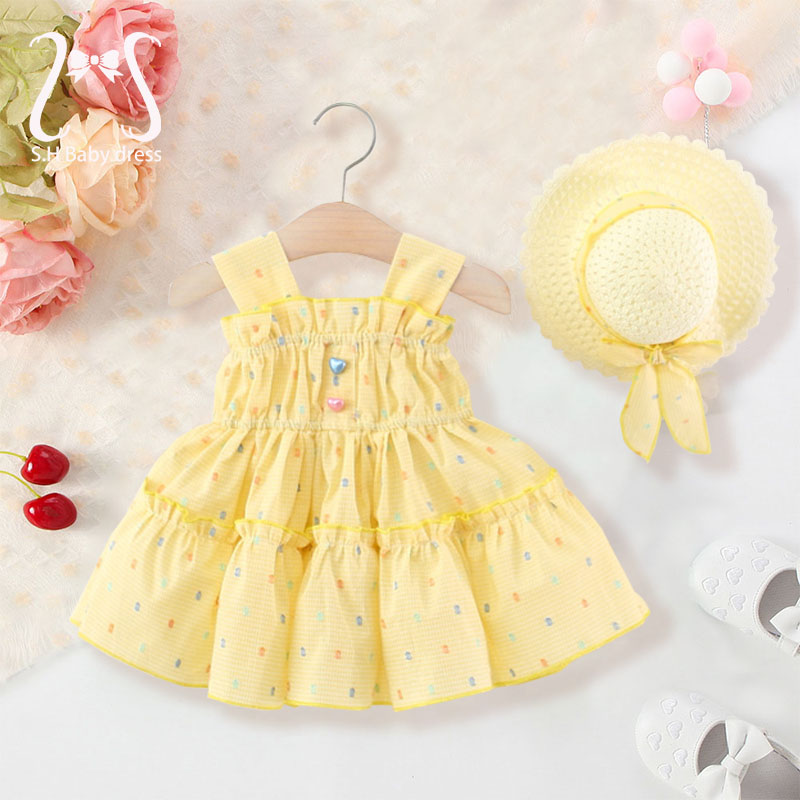 Baby Clothing H&M - Gaun bayi perempuan cinta warna-warni musim