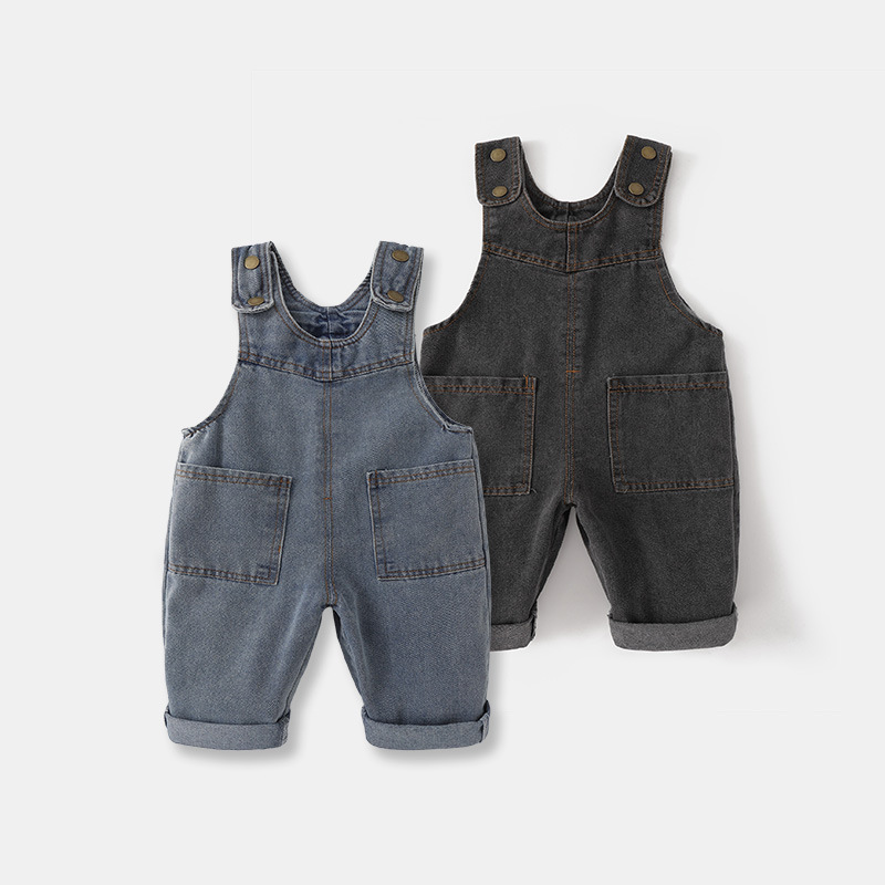 Baby Overall Denim - 2026 Versi Korea Baru Jumpsuit Anak