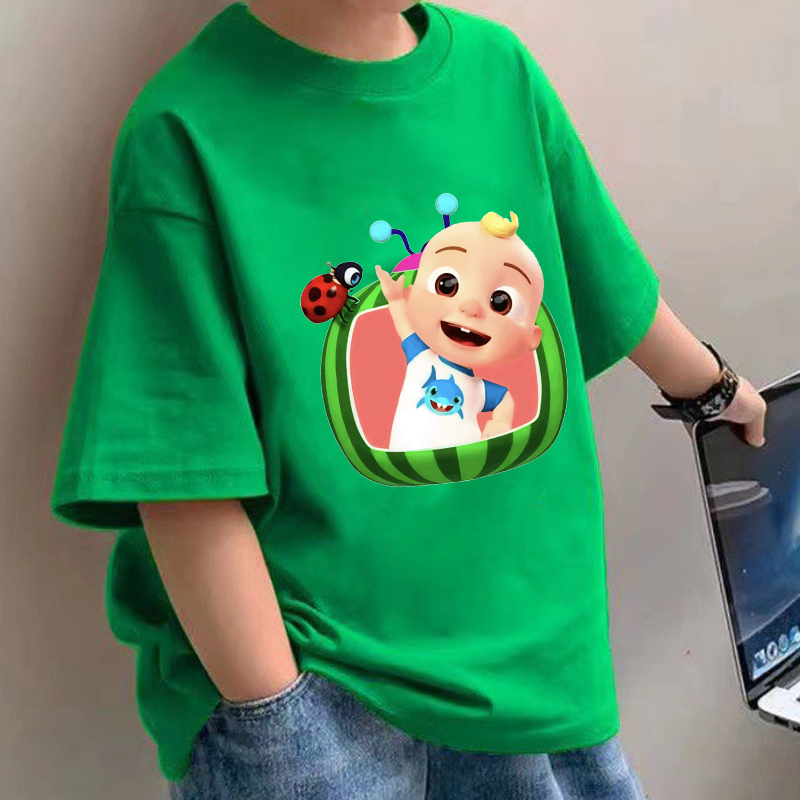 Baby Clothing Us - Kaus Bayi Cocomelons Kaus Lengan Pendek