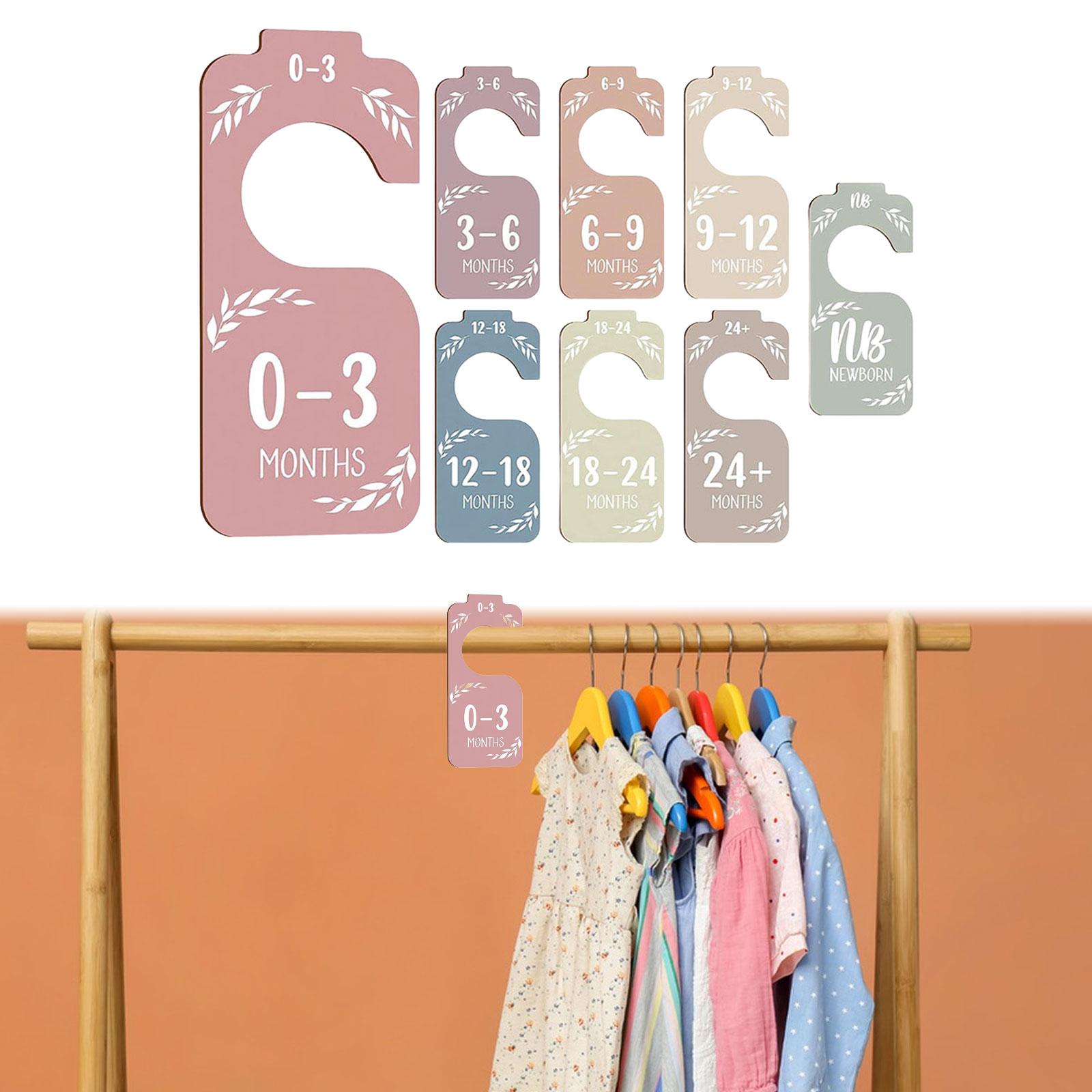 8 Buah Pembagi Ukuran Lemari B - Baby Clothing Rack Gift ulasan dan harga