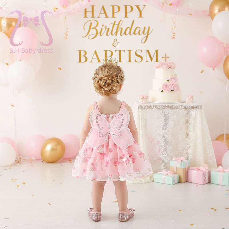 Gaun Selempang Bunga Kupu-Kupu - Baby Clothing H&M ulasan dan harga