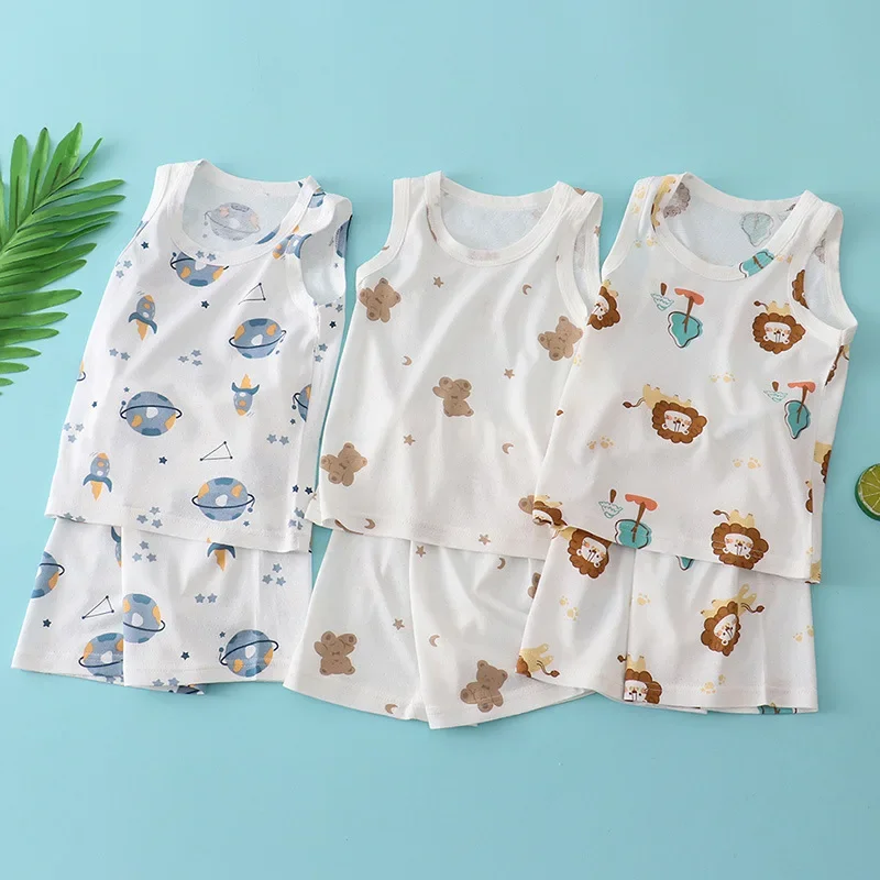 Setelan Rompi Katun Bambu Anak - Baby Clothing Deals ulasan dan harga
