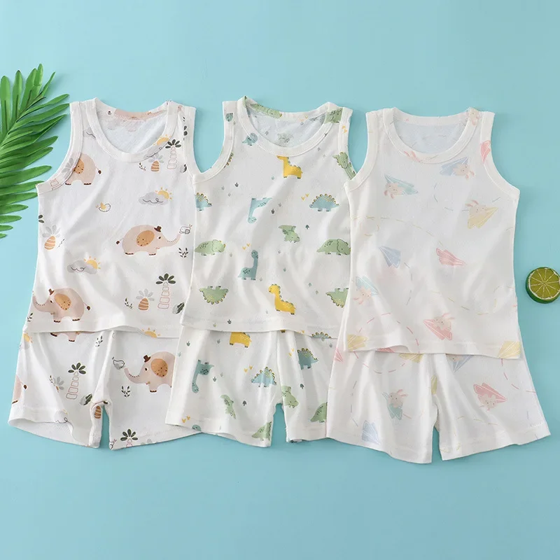 Setelan Rompi Katun Bambu Anak - Baby Clothing Deals ulasan dan harga