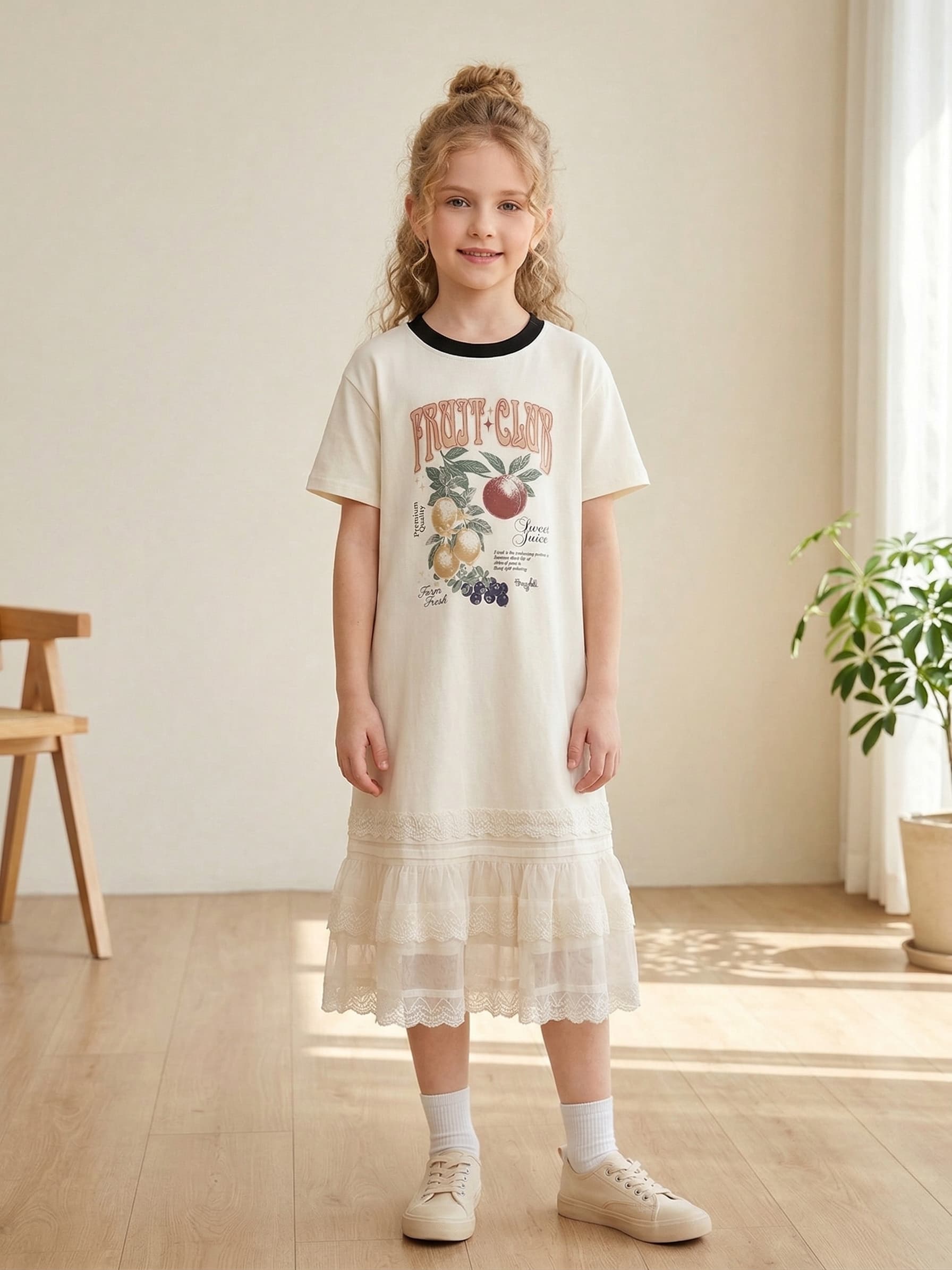 Gaun T-Shirt Grafis Buah untuk - Baby Clothing H&M ulasan dan harga