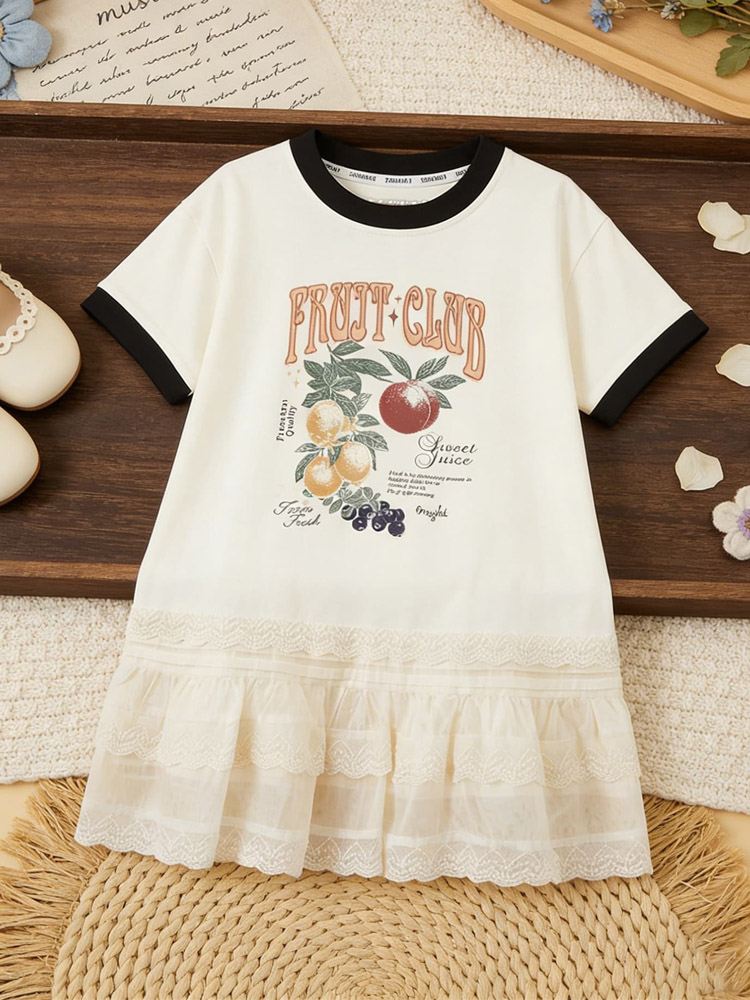 Gaun T-Shirt Grafis Buah untuk - Baby Clothing H&M ulasan dan harga