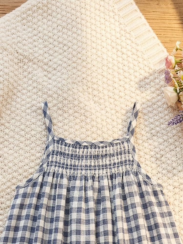 Gaun Cami Kotak-kotak Anak Per - Baby Clothing H&M ulasan dan harga