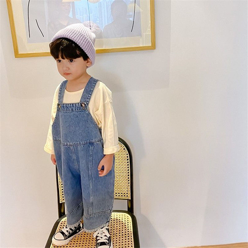 Celana kaki lebar longgar anak - Baby Overall Denim ulasan dan harga