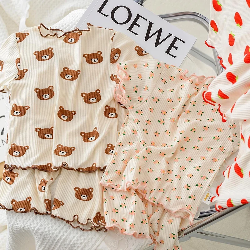 Set Piyama Kasual Kartun Katun - Baby Clothing Deals ulasan dan harga