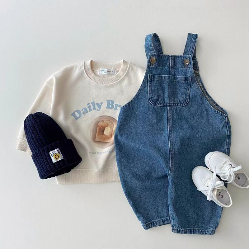 Celana Tali Bayi Perempuan Cel - Baby Overall Denim ulasan dan harga