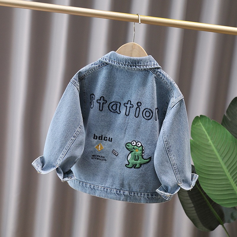 Jaket Denim Anak Bayi Gaya Luc - Baby Clothing Us ulasan dan harga