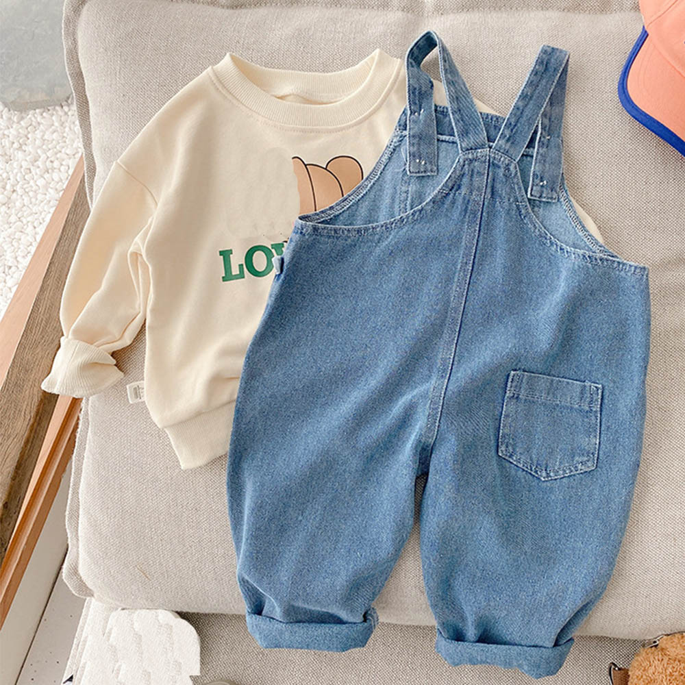 Jumpsuit Perempuan Denim Biru  - Baby Overall Denim ulasan dan harga