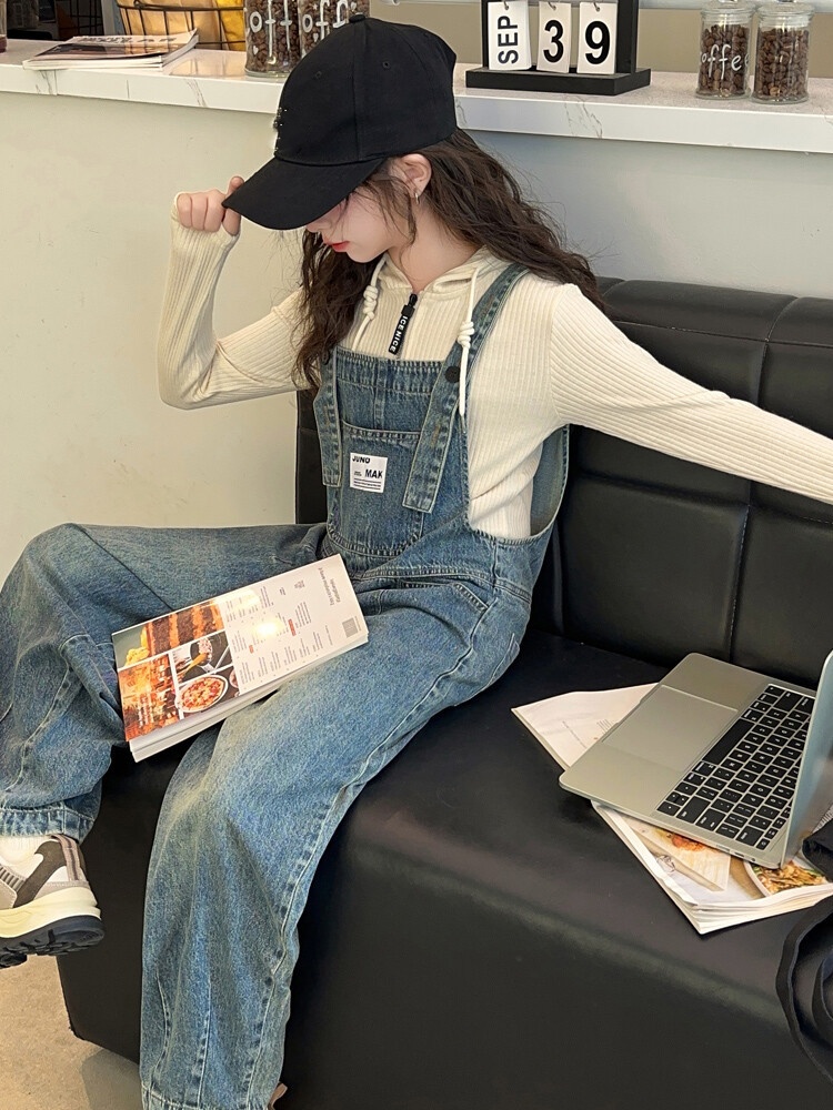 Jumpsuit Bayi Nyaman Musim Sem - Baby Overall Denim ulasan dan harga