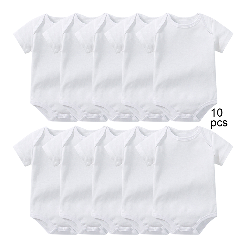 10 Pcs Bodysuit Bayi Katun Teb - Baby Clothing Factory Shop ulasan dan harga
