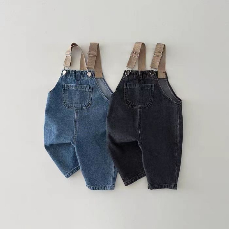 HY230201 Gaya Korea 2025 Blok  - Baby Overall Denim ulasan dan harga