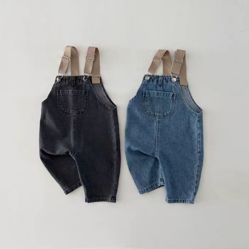 HY230201 Gaya Korea 2025 Blok  - Baby Overall Denim ulasan dan harga